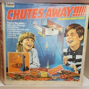 Vintage 1977 Gabriel: Chutes Away Air-Rescue Target Game